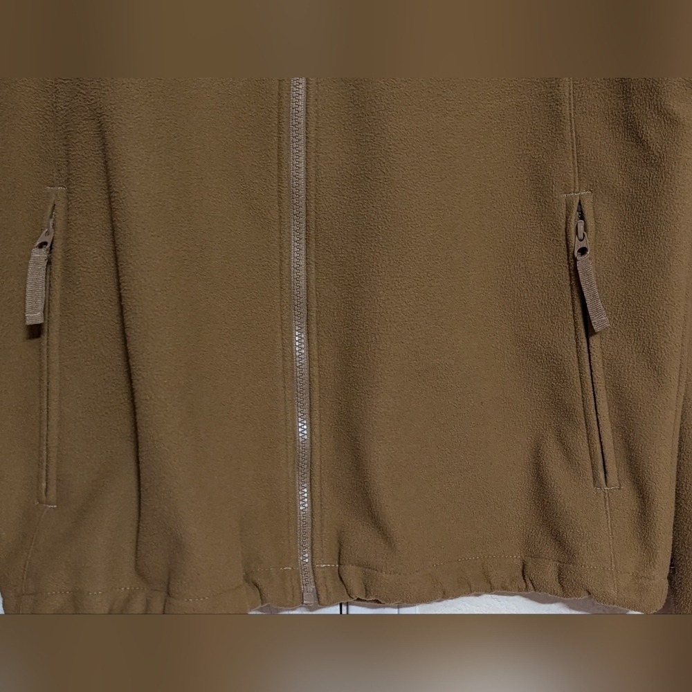 Cabela's Heavyweight  Full Zip  Fleece Jacket Men's Size M Camel Excellent - Picture 3 of 7